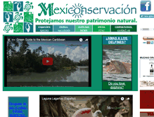 Tablet Screenshot of mexiconservacion.org
